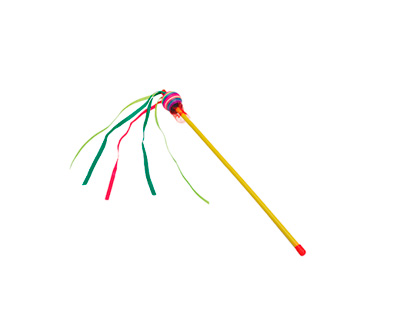 Juguete Gato Rascals Vara Ribbon