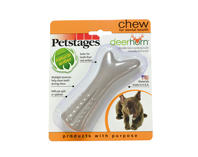 Mordedero Deerhorn Hueso Petstages