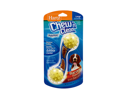 uguete Perro Hartz Chew Clean Bounce