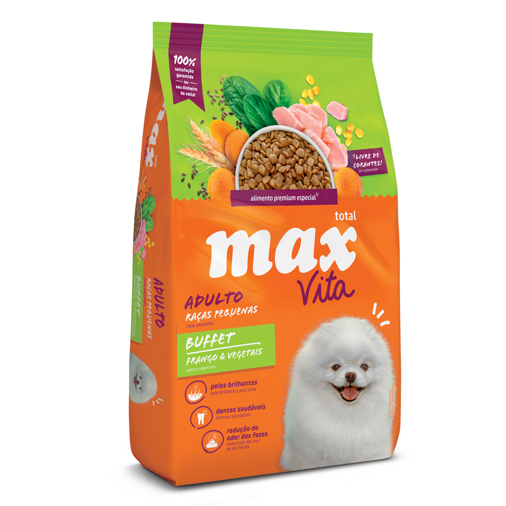Max Vita Adulto Raza Pequeña Pollo