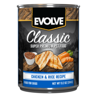 Evolve Perro classic Lata pollo