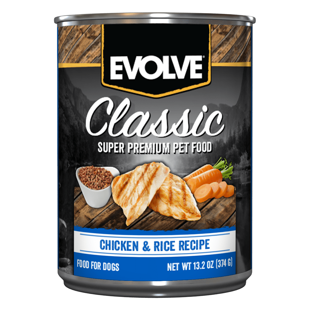 Evolve Perro classic Lata pollo