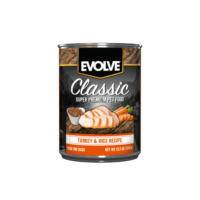 Evolve Perro classic Lata Pavo