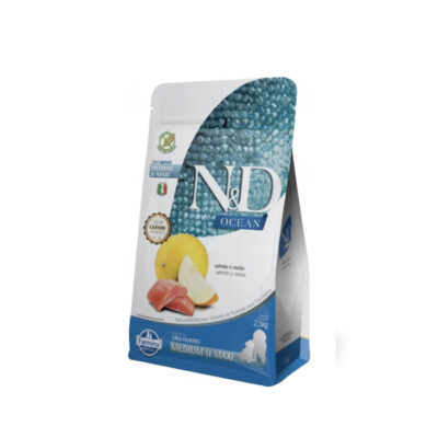 N&D Dog OCEAN Puppy Med Max Salmon X 2.5 Kg