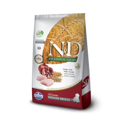 N&D Dog ANCESTRAL Frango Puppy Medium x 10.1 kg