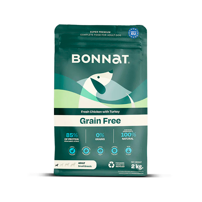 Bonnat Grain Free Canine Adult Small Breeds 2 Kg